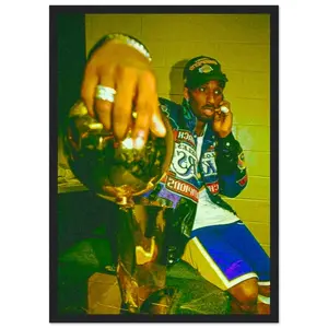 Kobe Poster Print Wall Decor for Men, Lakers Basketball Dorm Decor for Guys