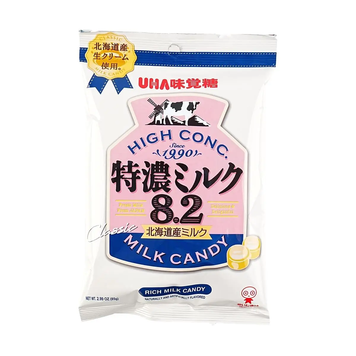 UHA Mikakuto Rich Milk Candy 85g - Authentic Japanese Hard Candy, Creamy & Sweet UHA Mikakuto Rich Milk Candy 85g - Authentic Japanese Hard Candy, Creamy & Sweet