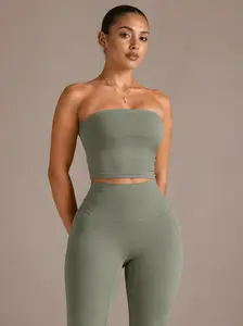 Milestone Strapless Sports Top (Eucalyptus Kiss)