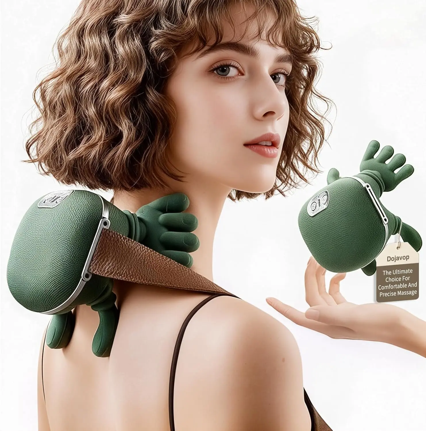 1 shoulder and neck massage expert, finger pressure back and neck massager, kneading massage pillow, electric massager, therapeutic massage, finger pressure equipment, kneading design, high-quality materials
