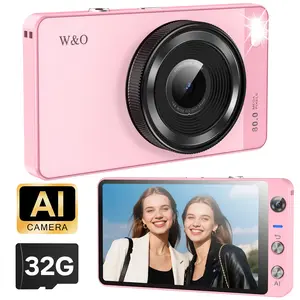 2026 AI Digital Camera, 3.94'' Touch Screen Wifi Camera, Autofocus AI Vlogging Camera Front and Rear, Digital Cameras for Photography with Object Recognition, Point and Shoot Camera with Beauty Mode, Gift for Kids & Beginners