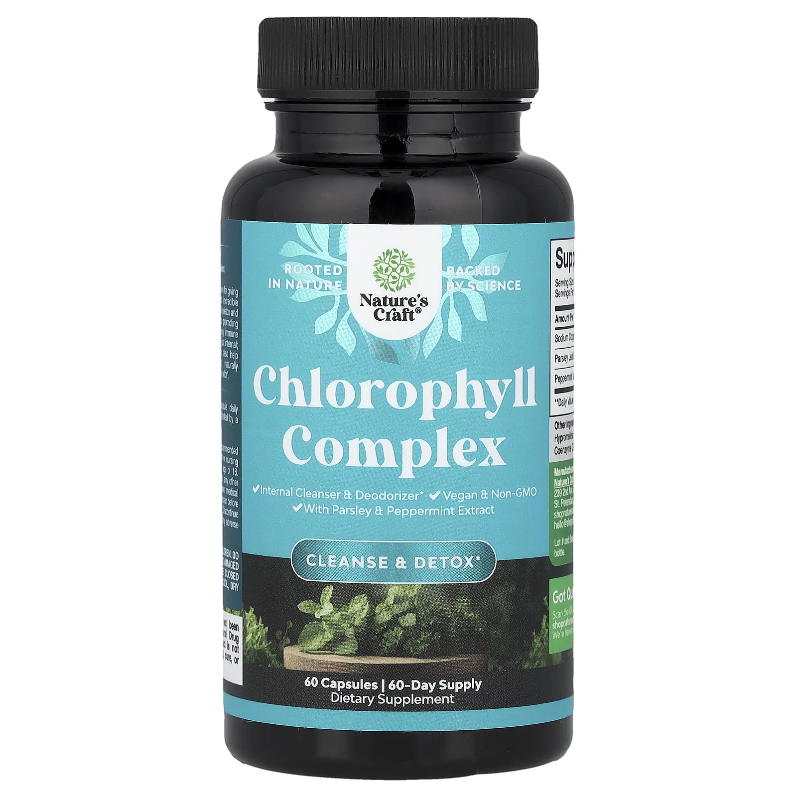 Nature's Craft Chlorophyll Complex, 60 Capsules