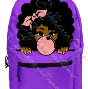 Bubbles customized Canvas backpack