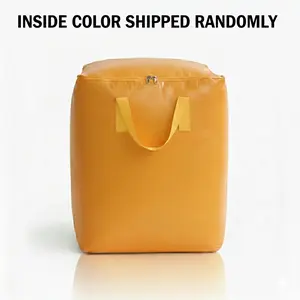 Extra Large 63.4gal Heavy-Duty Moving Bag with Reinforced Handles, Heavy-Duty Waterproof Storage Organizer, Foldable, Portable for College Dorms, Home, Ideal Gift for Students& Professionals, Foldable Moving Bags