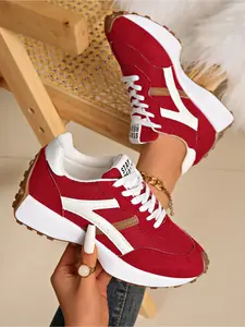 Women Height Increasing Thick Sole Non Slip Comfortable Breathable Athletic Sneaker Running Shoes for Outdoor Sports