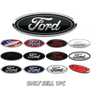 Car Front Grille Emblem Sticker, 22.5x9cm Rear Tailgate Decal Replacement Part, Fits Ford F150/f250/edge/escape/transit/fusion, Car Stickers