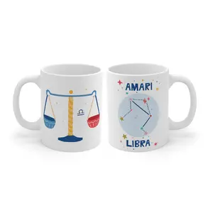 Personalized Libra Zodiac Mug 11oz