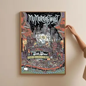 My Morning Jacket The Salt Shed Oct 26 2025 Chicago, IL Show Poster