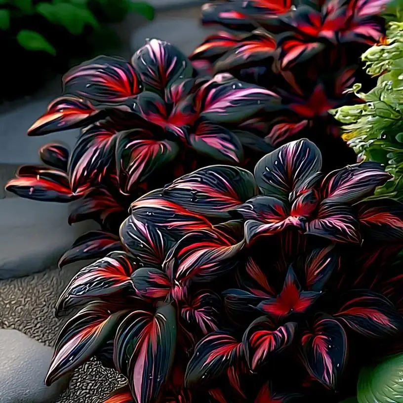Hosta Flower Seeds, Low-Maintenance Perennial Shade Plant with Bold Foliage & Broad Striking Leaves, Adds Structure to Borders & Containers, All Seasons Growth for Outdoor Spaces, Versatile Planting Option
