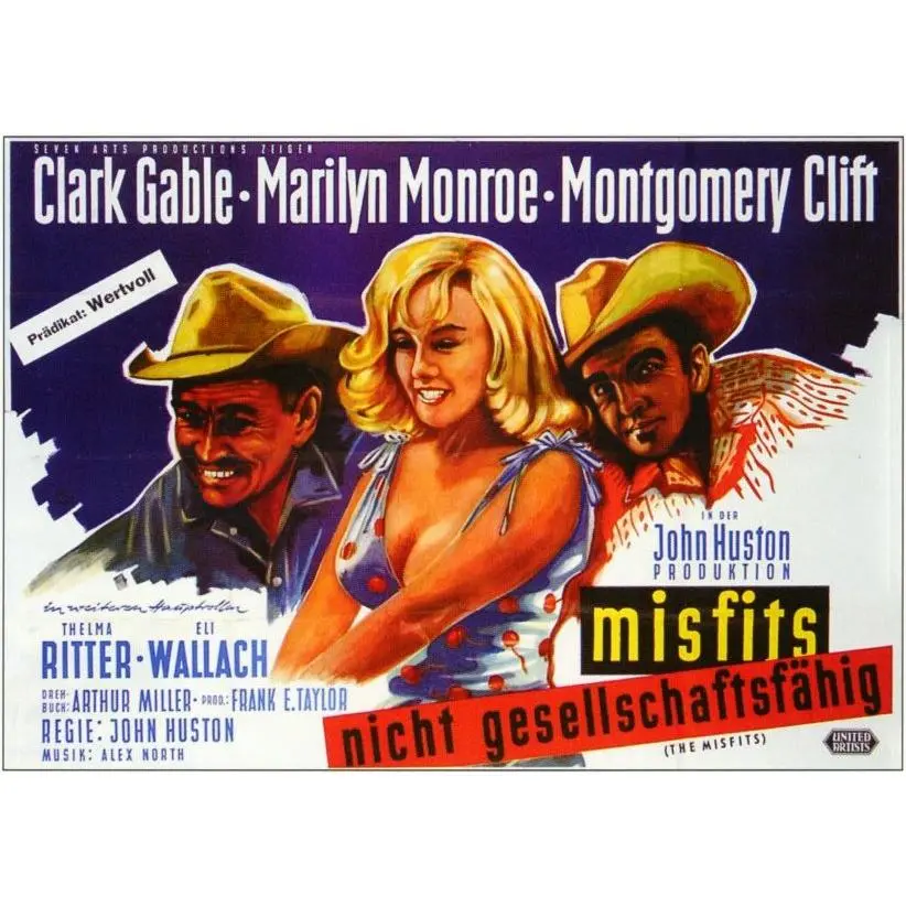 The Misfits Movie Poster Print (11 x 17)