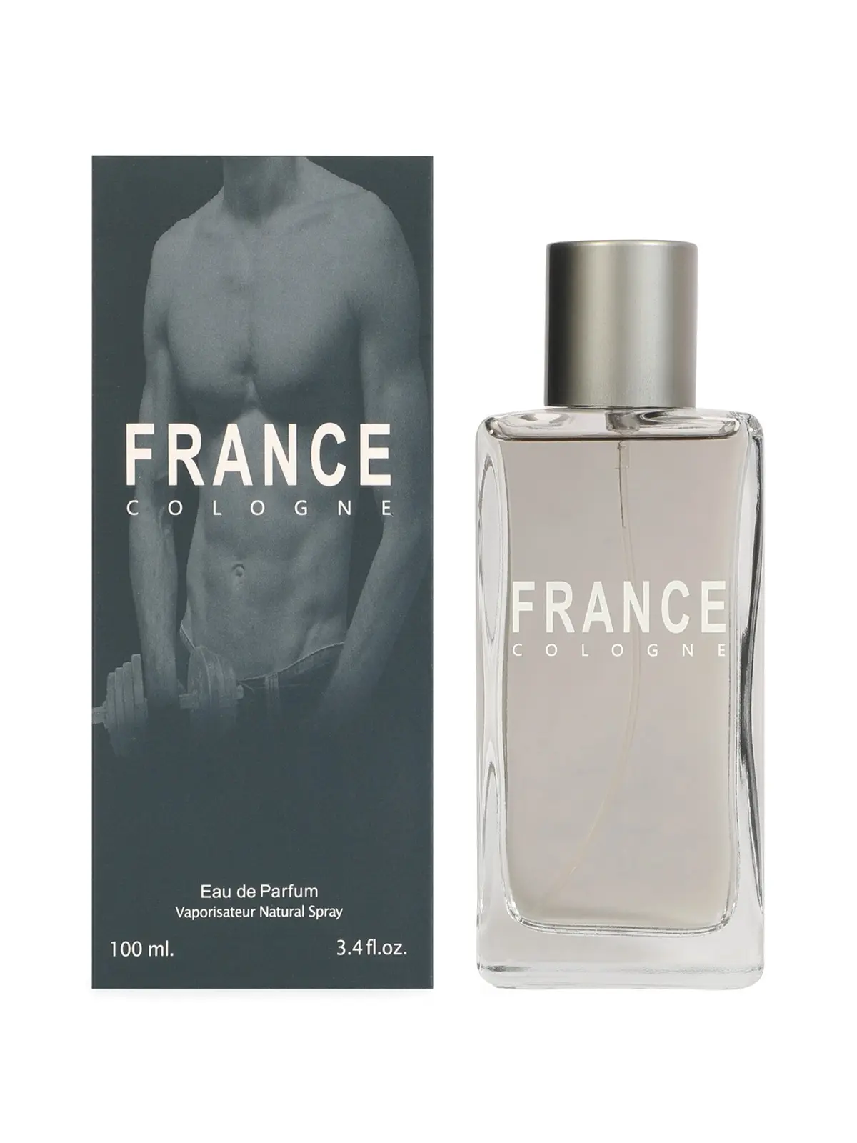 France Cologne Eau de Parfum 100ml - Natural Spray for Men - 3.4 fl oz - Fragrance