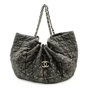 Pre-owned CHANEL Nylon Shoulder Bags Melrose Cabas Tote Bag