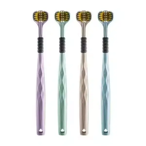 Allure Society Triple Head Toothbrush - Designed for Oral Comfort and Effective Brushing Experience