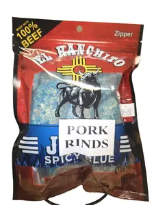 Pork Rinds Spicy Blue 2oz (Chicharron)