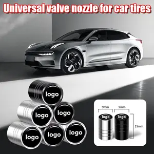 4 Piece Universal Metal Car Vehicle Tire Valve Stems, Wear Resistant Anti-Rust, Easy Installation, Car Modification Replacement Valves