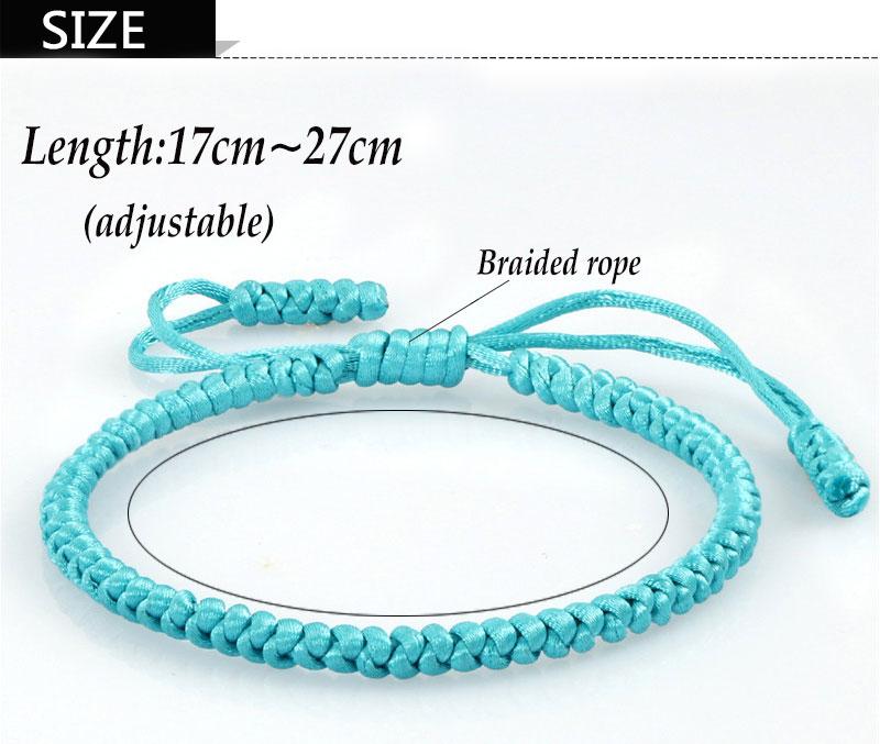 Woven Blue Rope Knots Bracelet