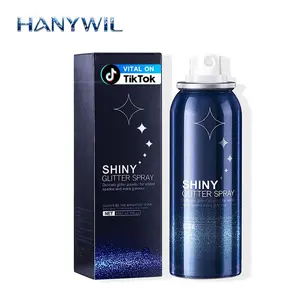 HANYWIL New upgrade Body Glitter, Glitter Spray for Hair and Body, Spray, Hairspray Clothes, Long-Lasting Shimmer Suitable Stage, Festival Rave Makeup Prom 2.11 Fl Oz