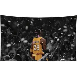 kobe flag Tapestry Celebrity USA Flag Tapestry for Wall hanging, College Dorm, Living Room, Bed Room, Home Decor