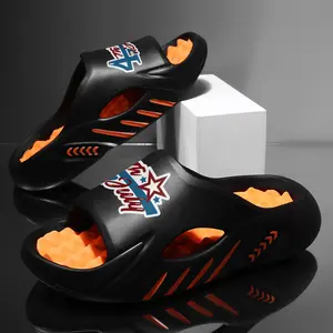 July 4th Patriotic Cloud Slides | Independence Day Star Graphic Sandals | Summer BBQ & Pool Party Slippers