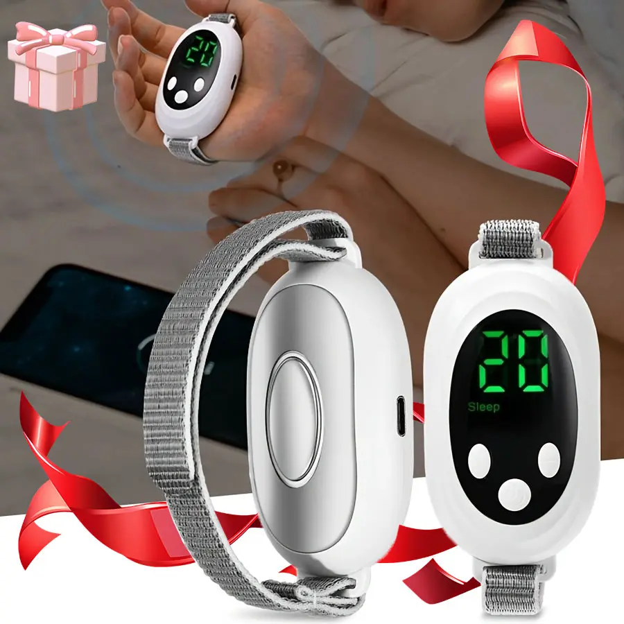 Portable Sleep Assistant Device, USB Charging, Home and Travel Use, Personal Care Tool, Relaxation Aid, Lithium Button Cell Battery, New Condition