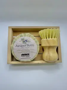 Juniper Berry Solid Dish Soap Set