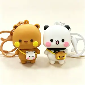 Bubu Dudu Panda Bear Plush Doll Kawaii Cute Collectible Figure Soft Mini Panda Toy Aesthetic Desk Room Decor Emotional Support Panda Gift for Girls Teens Birthday Christmas Surprise Cute Home Decoration summerwins