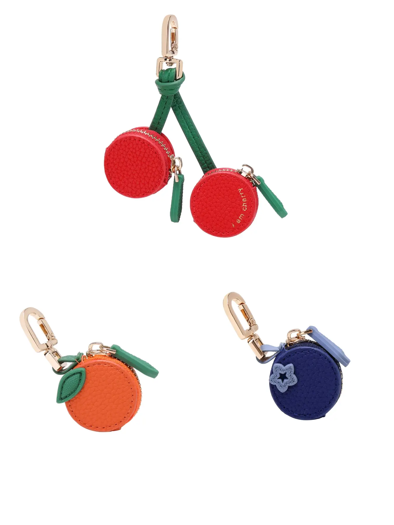 Cute Fruit Bag Charm, Adorable Keychain Accessory for Bags and Backpacks, Perfect Gift for Fruit Lovers, All Season Casual Style