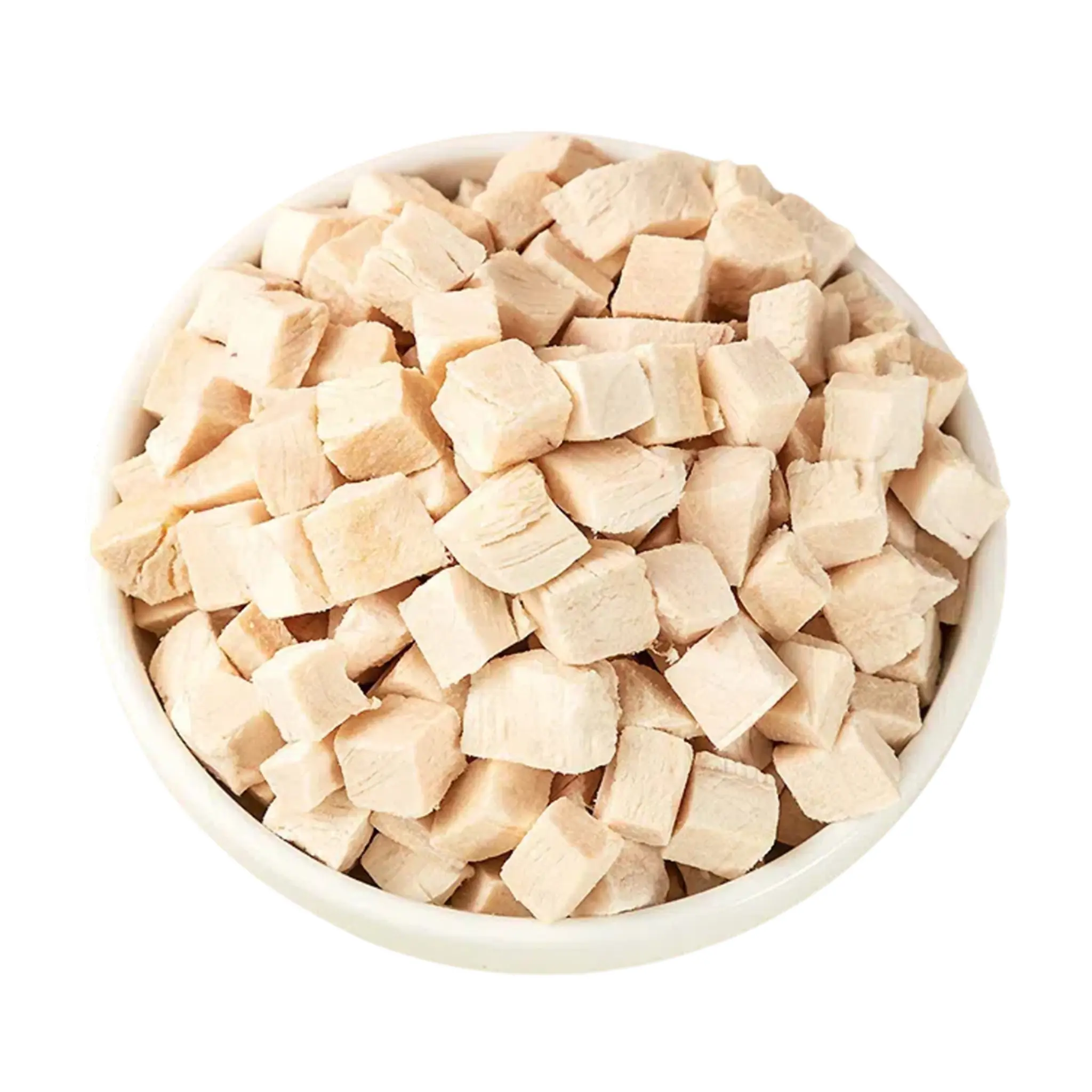 Helety Pet Premium Freeze-Dried Chicken Breast Cubes - 100% Pure Natural Single-Ingredient High-Protein Dog Treats, Food Topper & Training Reward for Dogs