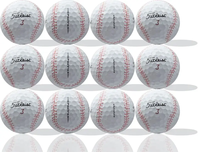 Baseball Titleist ProV1X Certified Refinished Golf Balls