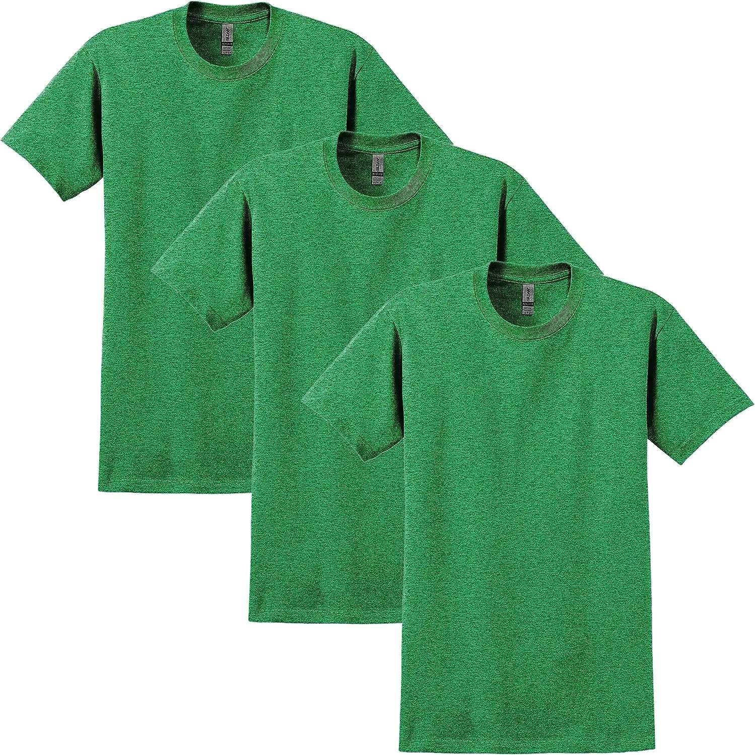 Gildan Adult Ultra Cotton T-Shirt (Pack Of 3) Casual Crewneck Plain Clothing
