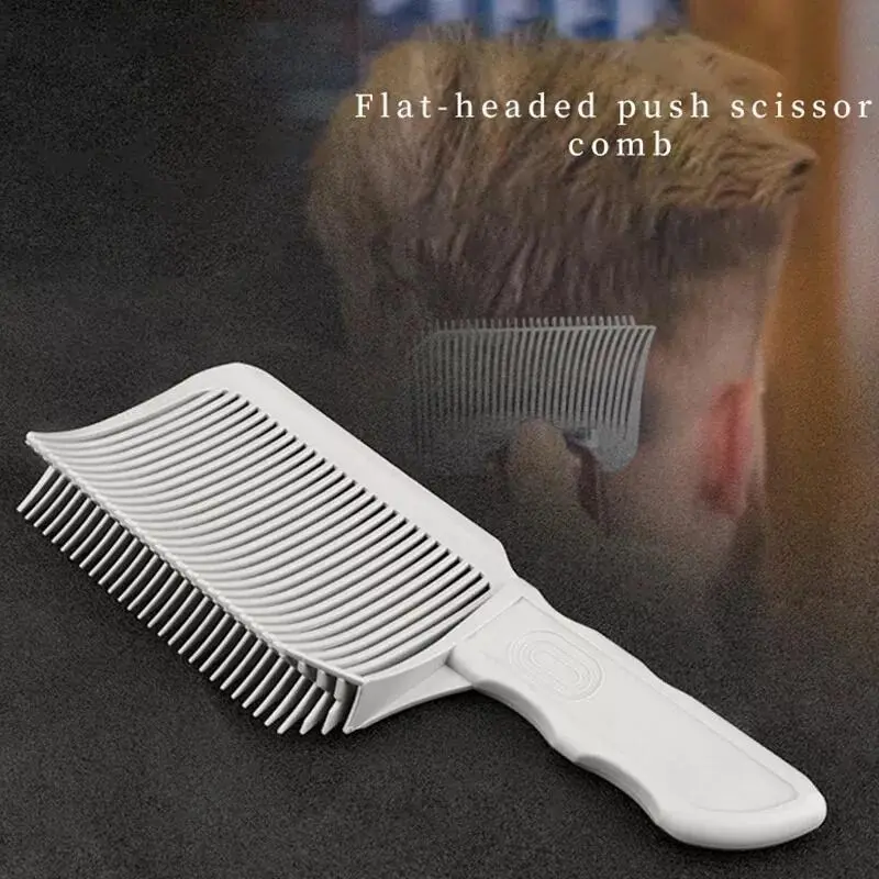 1pcs Curved Combs, Professional Positioning Blending Combs, Ergonomic Design for Home Salon, Anti-slip Grip Hair Styling Tool, Multi-purpose Hairdressing Comb for Barbershop Daily Hair Trimming, Styling and Salon Hair Care & Grooming Use for Men Women