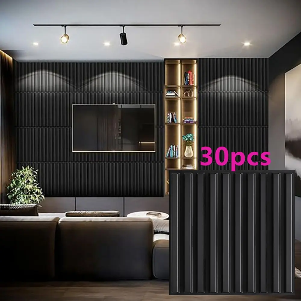 Aadesh PVC Wall Panels, Waterproof & Easy Clean, 11.8x11.8 Inches, 1mm Thick, Ideal for Living Rooms, Bedrooms, Hotels, Offices