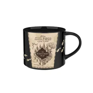 Harry Potter Marauders Map Color Change 15oz Modern Mug Drinkware Featuring Iconic Map Design
