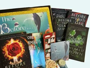 The Before Full Series Signed Paperback book box with Seven signed books book bundle