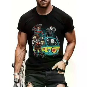 Halloween Horror Movie Myrs Graphic Gift Comic Tee for Men