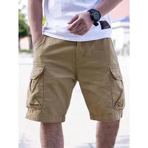 Men's Cargo Shorts Pants Outdoor Hiking Multi-Pocket Utility Shorts, Casual Style, For Summer Hiking Cycling