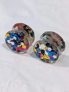 Ear Gauges, 2 pcs, 5/8 inch Double Flared Gauges, 16mm - Plugs for Stretched Ears - Pair (2)