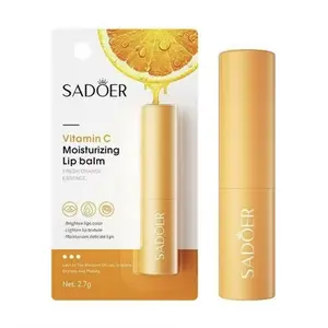 Vitamin C Hydrating Lip Balm, Smooth HydrateLips, Moisturizing Juicy Lip Balm, Lip Moisturizerfor Dry Cracks, Glossy Lip Glaze Stick PlumpingLip Gloss