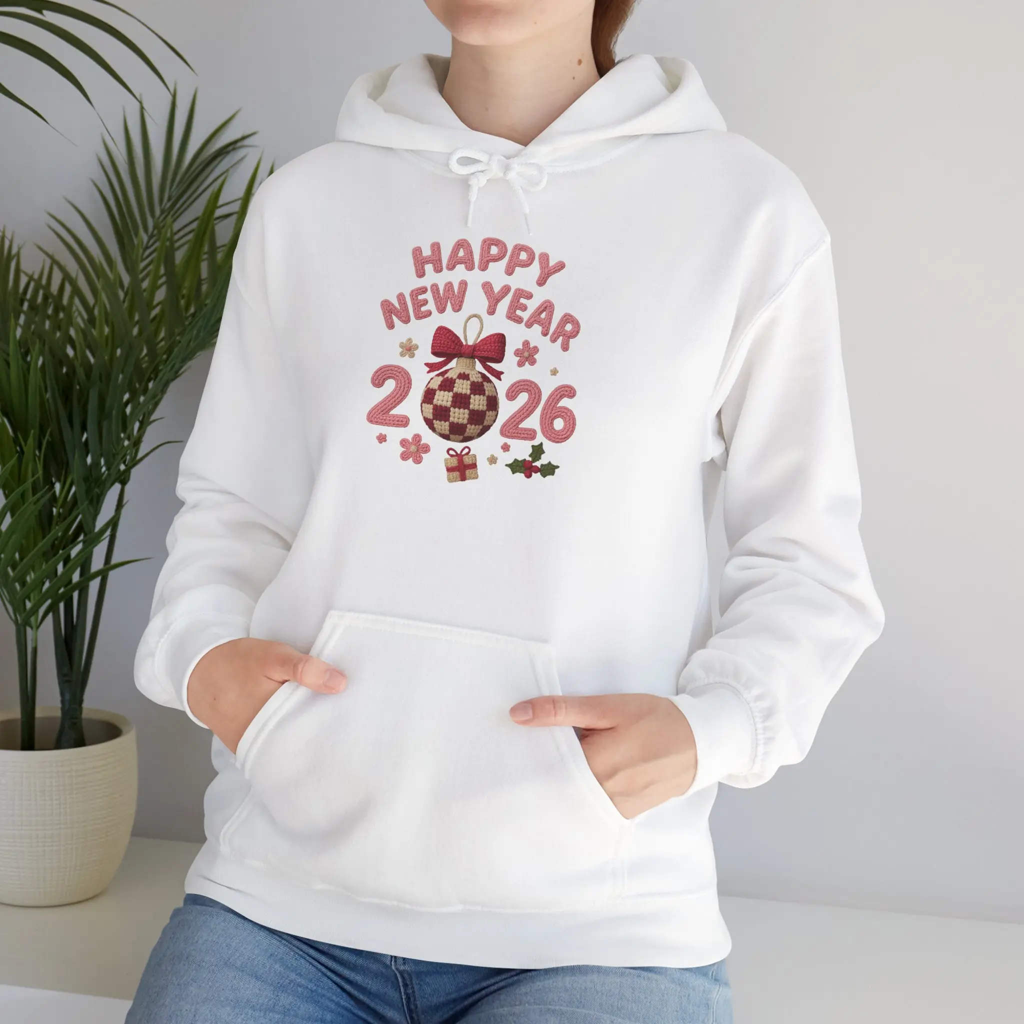 2026 New Year Hoodie | Minimalist Aesthetic NYE Sweatshirt | Soft Cozy Fleece Hoodie