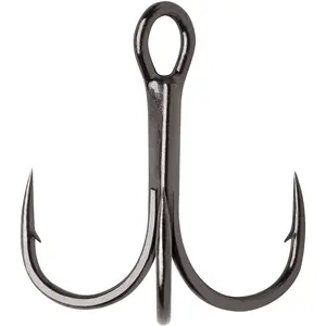 VMC Hybrid Treble Fishing Hook 4-Pack - Black Nickel