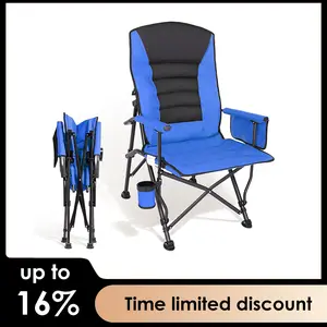 Lightweight Folding Fishing Chair - Portable, outdoor travel camp beach vacation Sturdy Design for Heavyweight Users Lightweight Compact Heated Folding