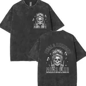 “Mom Life Feral & Unhinged T-Shirt | Caffeine Fueled Mom Humor Tee” 0LL