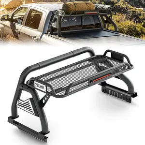 【Yzona】Automotive Vehicle & Truck Accessories Adjustable Sport Roll Bar Compatible with Tacoma, Colorado, Canyon, Ranger, Titan, Tundra, Dakota, Ridgeline, Frontier, Gladiator, and Universal Truck Beds
