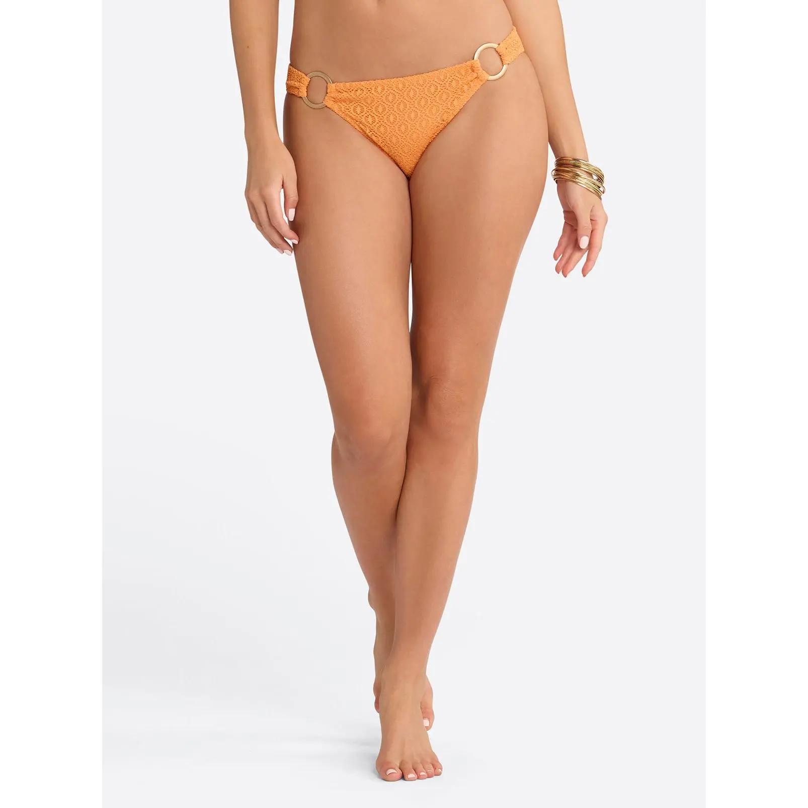 Crochet Ring Hipster Bottom in Clementine
