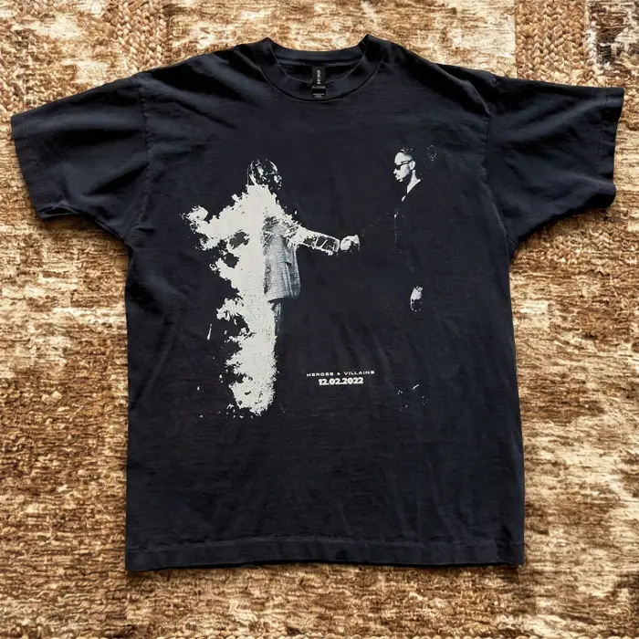 [ On Sale 55% ] Vintage Hip-Hop Artist Graphic Tee, 2022 Rap Album Style Aesthetic Shirt, Retro Streetwear Apparel, Unisex Regular Fit Cotton Top, Premium Music Culture Graphic Tee