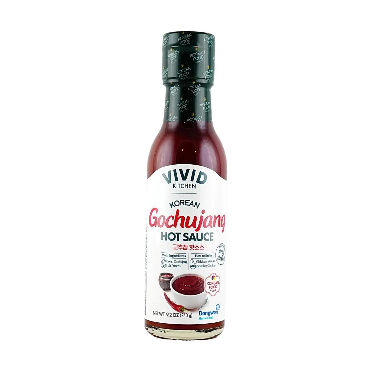 VIVID Dongwon Korean Gochujang Sauce 260g - Authentic Spicy Korean BBQ Dipping Sauce