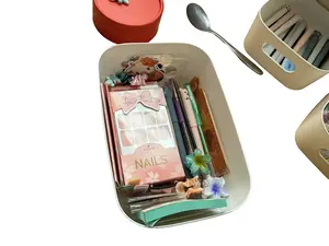 Lucky Stationery Scoop - 12-15 Stationery Items & Hair Products - Ideal Gift for Students & Office Workers - Comprehensive Set for Stationery & Hair Accessories