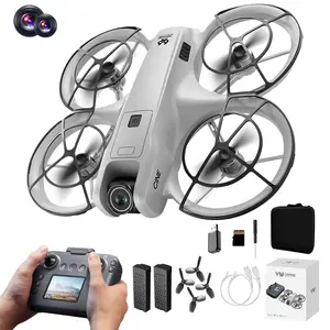 Remote Control Drone for Beginners, HD Dual Cameras, Optical Flow Positioning, 360° Flip, One-Key Takeoff/Landing, FPV Flight, 2 Batteries & Carrying Case Included obstacle avoidance