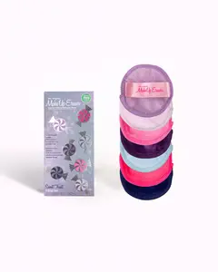 MakeUp Eraser Sweet Treat 7-Day Set - Erase Makeup with JUST WATER, Reusable & Machine Washable Makeup Remover