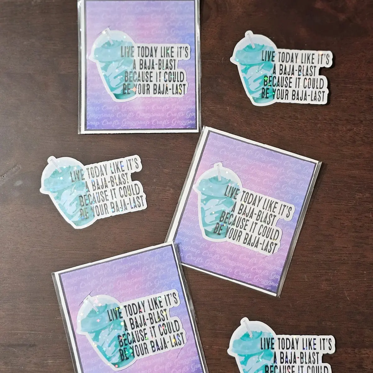 Baja-Blast, Baja-Last Holographic Sticker